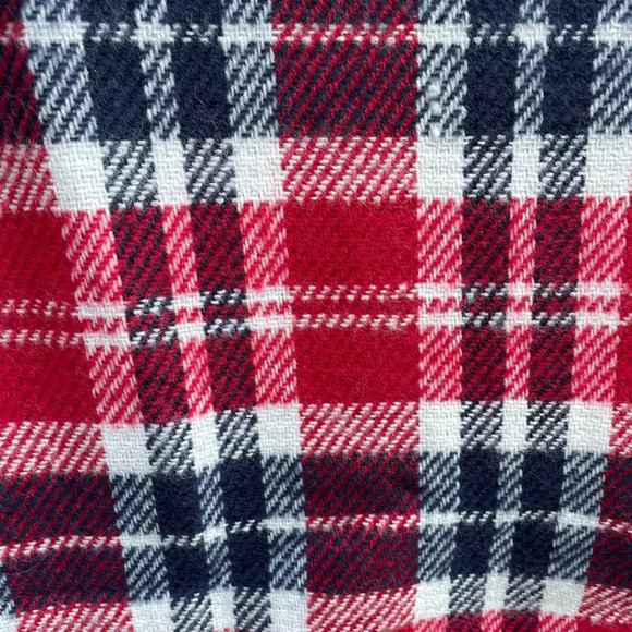 The Drake General Store Plaid/Herringbone Tassle Scarf, BNWT - Picture 7 of 9